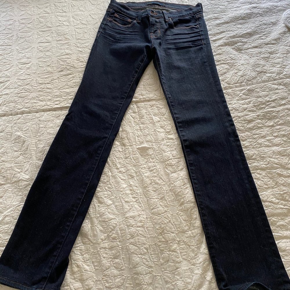 J Brand straight-leg low-rise jeans